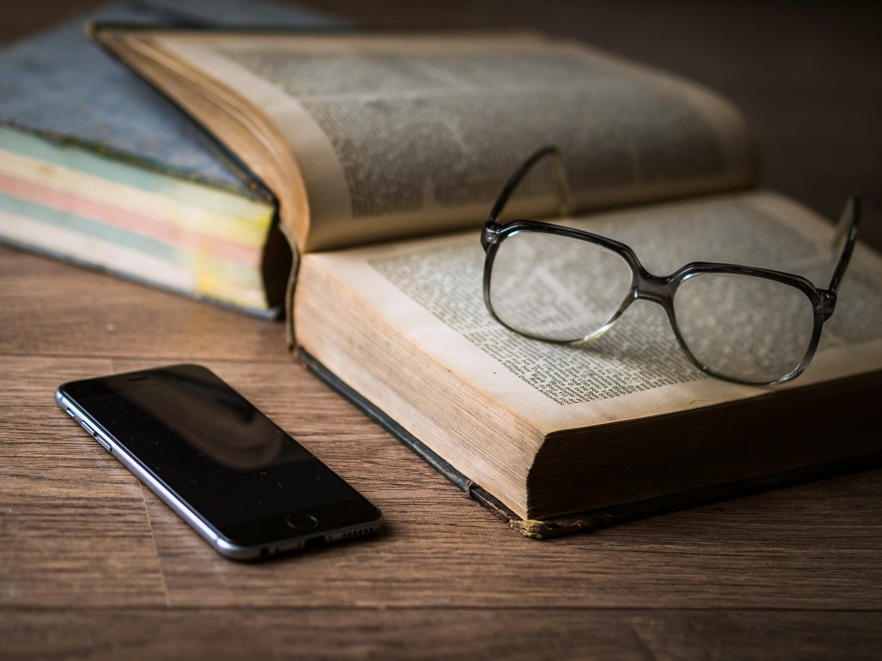 Buch statt Smartphone